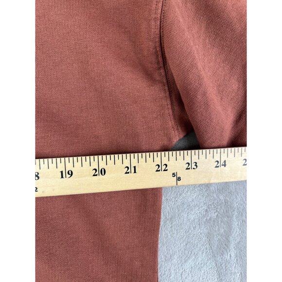 Saltwater Luxe Womens M Crewneck Sweatshirt Spice Cotton Lace Back & Sleeve - Picture 7 of 15